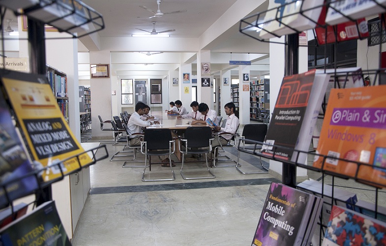 Gyandan Resource Centre, the central library of SKIT Jaipur