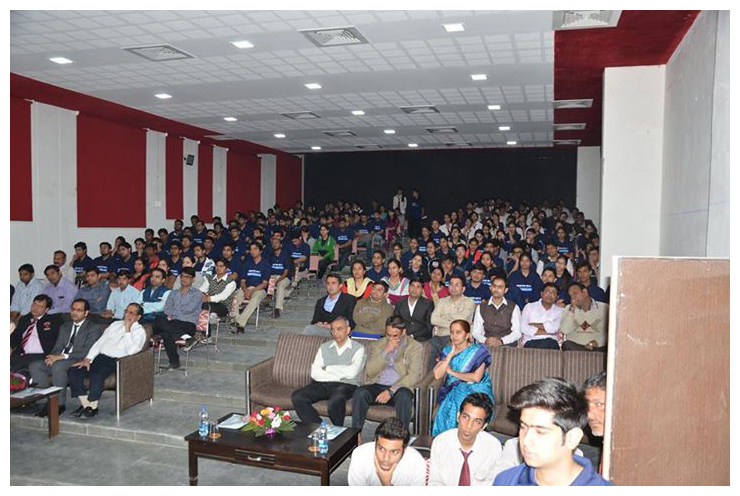 A seminar hall at SKIT Jaipur